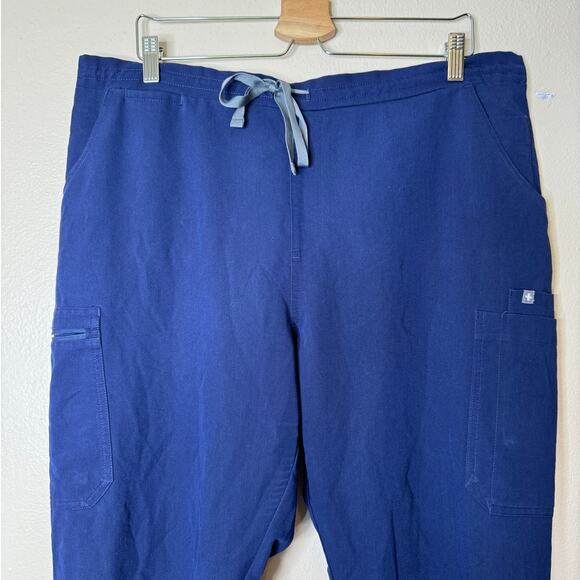 FIGS Women's X-Large Yola Skinny Scrub Pants in Navy Blue - Picture 3 of 10